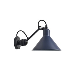 Lampe Gras N°304 stenska svetilka (Modra, S stikalom, Stožčasti)