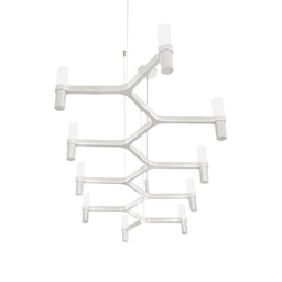 Crown Plana Linea viseča svetilka (Bela)
