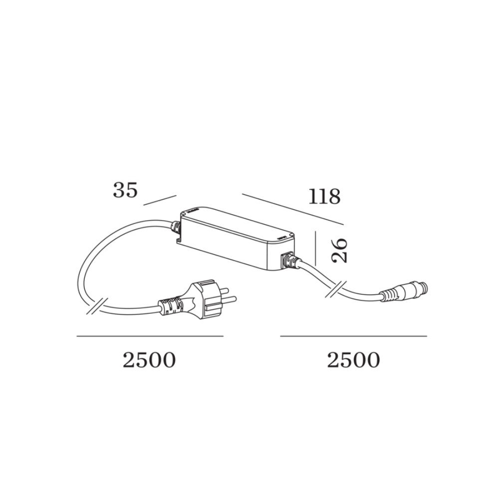 Wever &amp; Ducré REED / POLA / GEO PLUG &amp; PLAY DRIVER 24W | formasvetila.si