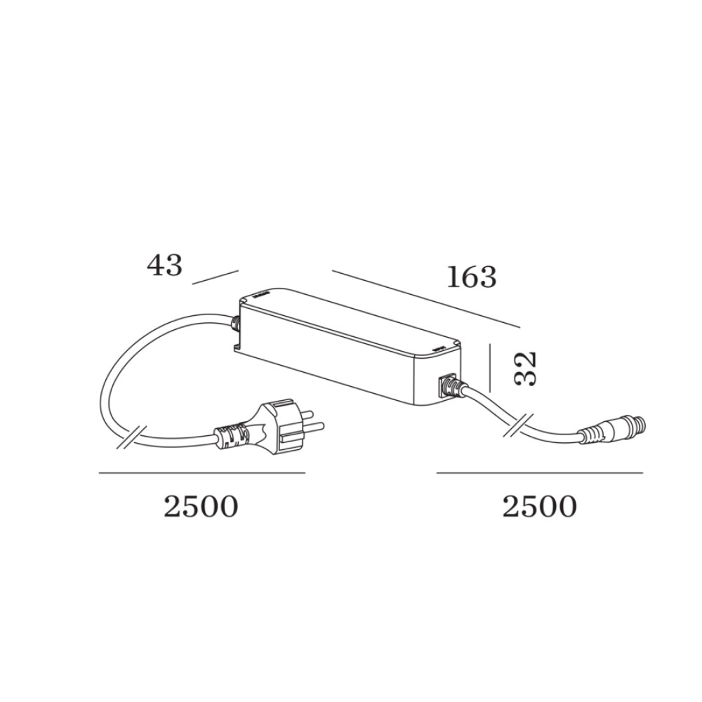 Wever &amp; Ducré REED / POLA / GEO PLUG &amp; PLAY DRIVER 60W | formasvetila.si