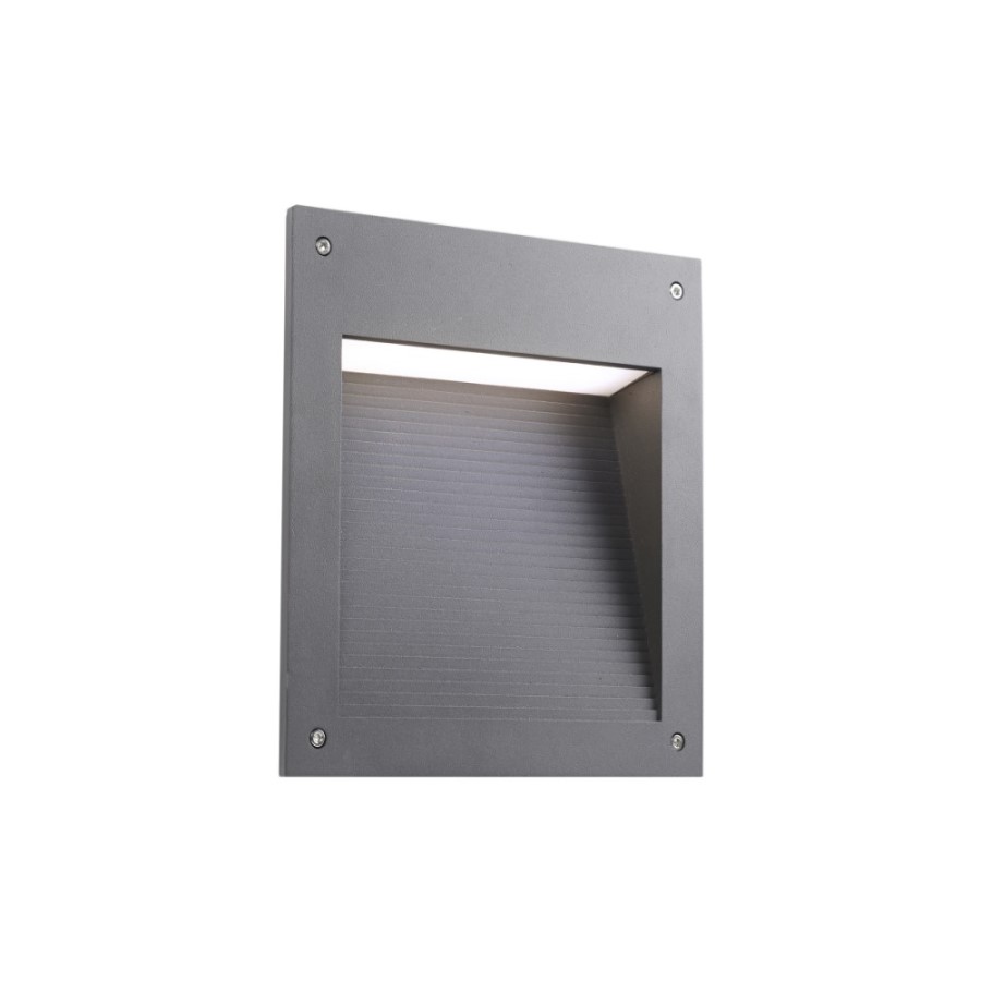 Leds C4 Micenas Asymmetrical Square zunanja stenska vgradna svetilka  | formasvetila.si
