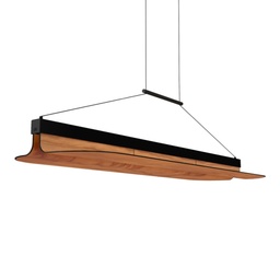 Omma Long Leaf viseča svetilka (Črna, 0-10V)