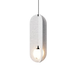 Solli Cocoon 1.0 viseča svetilka (Marmorno siva, 2700K - toplo bela)