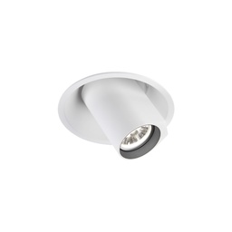 Bliek Round 1.0 LED vgradna stropna svetilka (Bela, Žične vzmeti, 2700K - toplo bela, 15)