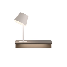 Suite 6045 stenska svetilka (Temno rjava (RAL 8019), 2700K - toplo bela)