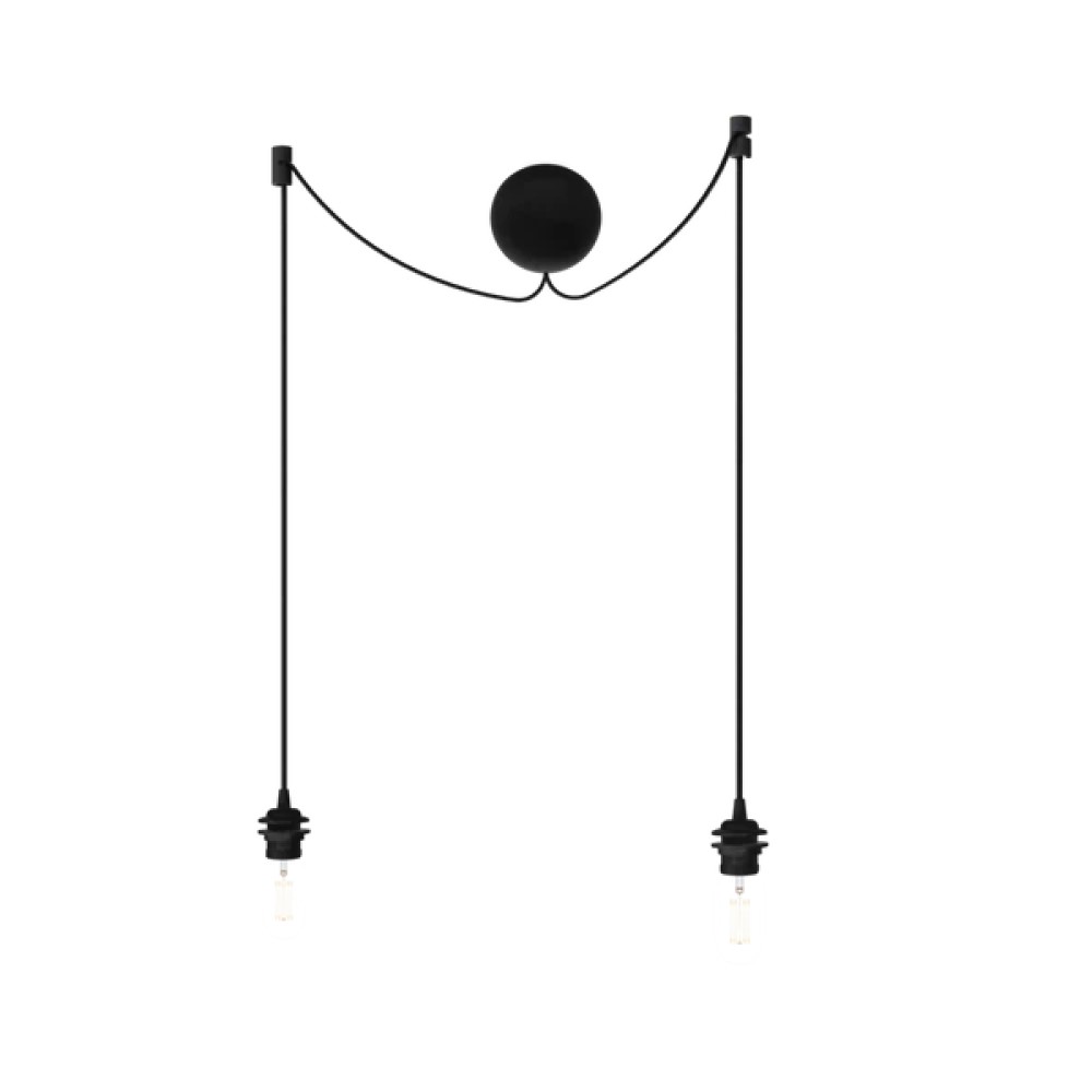 Umage Cannonball black cluster 2 Ø 12cm L 2,5 m | formasvetila.si