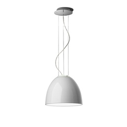 Nur Mini Gloss LED viseča svetilka (Bela)
