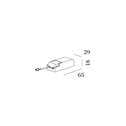 DRIVER 350mA 3.5W 2.7-10V NON DIM  IP20 220-240VAC