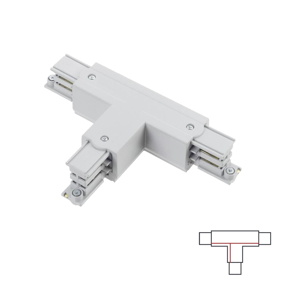 Acb Right T connector 2 White | formasvetila.si