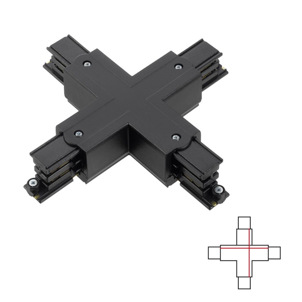 Acb X connector Black | formasvetila.si