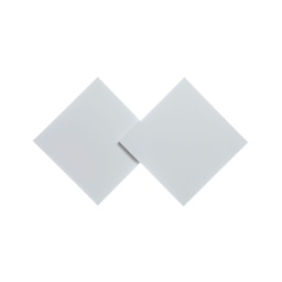 Puzzle Double Square stenska in stropna svetilka (Mat bela, 2700K - toplo bela)