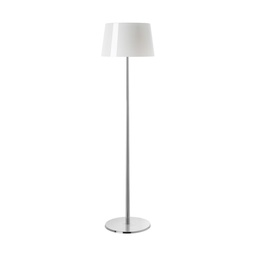 Lumiere XXL stoječa svetilka (Aluminij / bela)