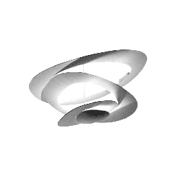 Pirce LED stropna svetilka (Bela, 69cm, 2700K - toplo bela)
