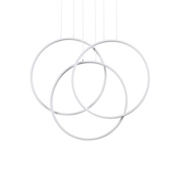 Frame Circle viseča svetilka (Bela)