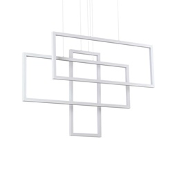 Frame Rectangle viseča svetilka (Bela)
