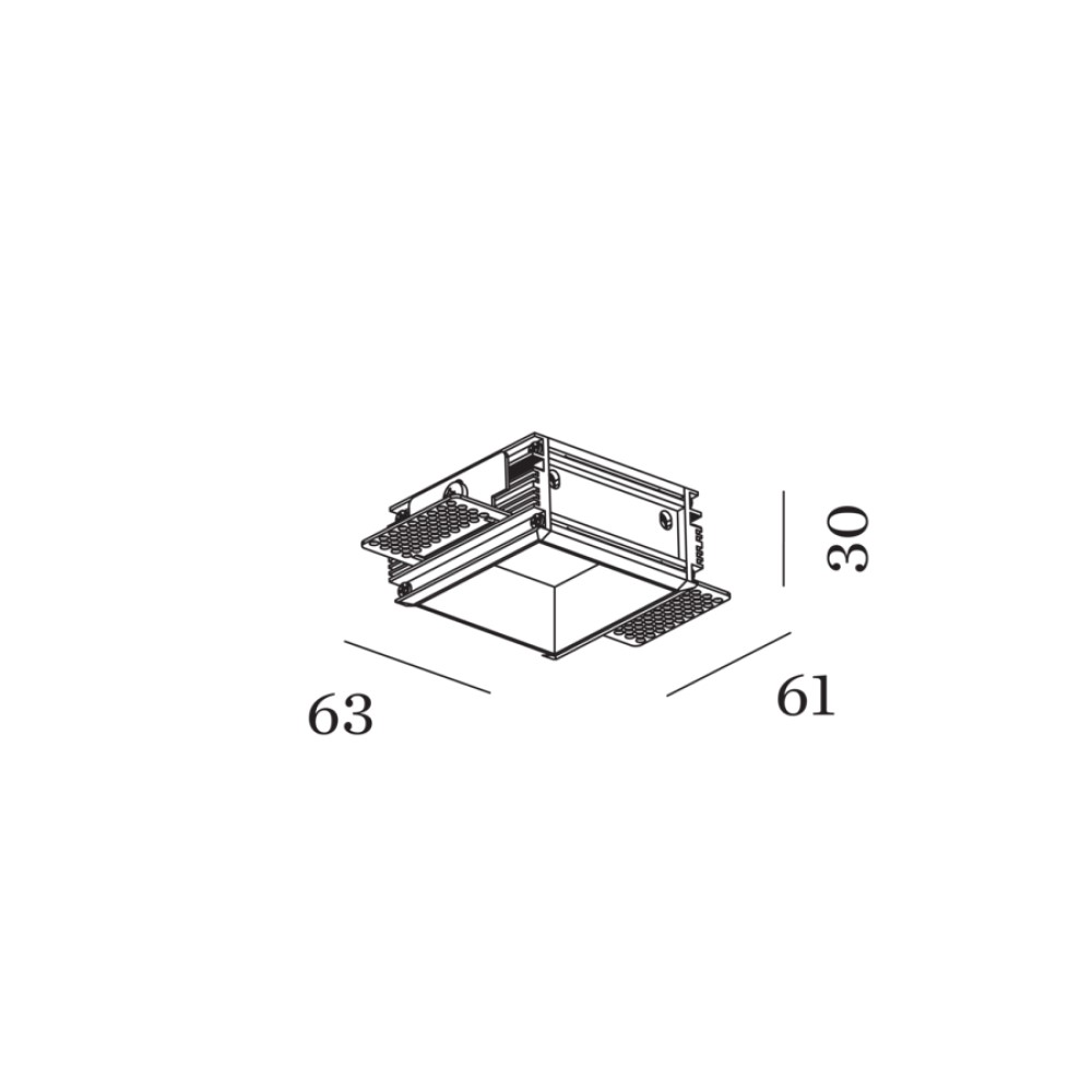 Wever &amp; Ducré STRANGE PETIT 1.0 ALUMINIUM PLASTER KIT | formasvetila.si