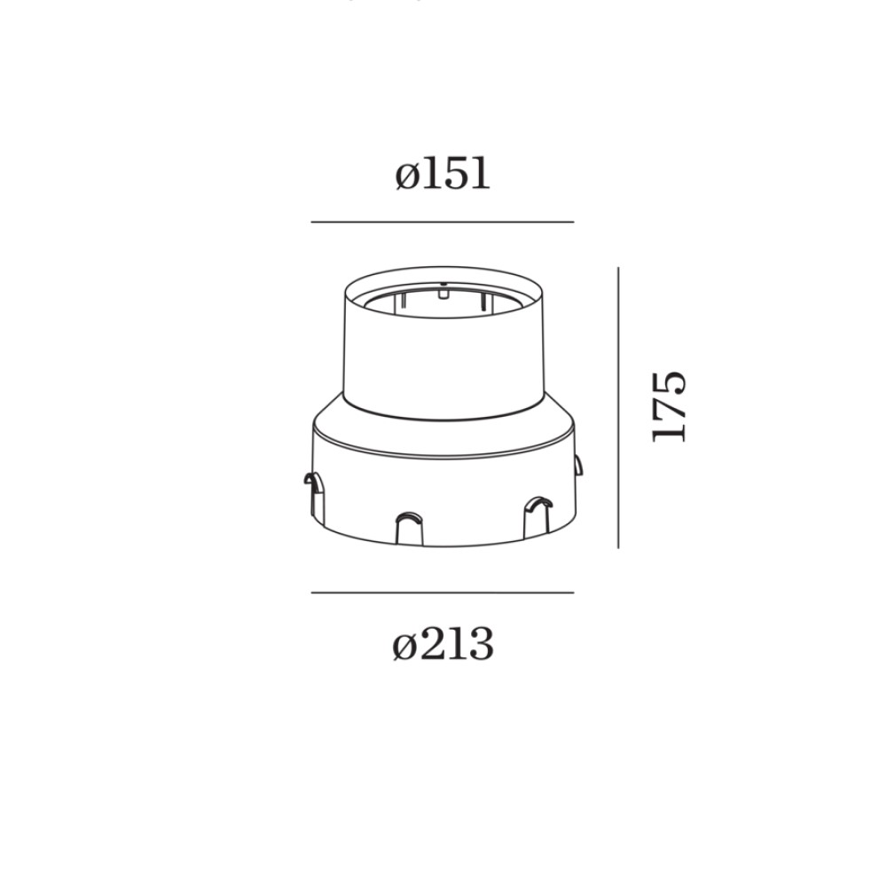 Wever &amp; Ducré MAP/CHART 1.6 RECESSED GROUND HOUSING | formasvetila.si