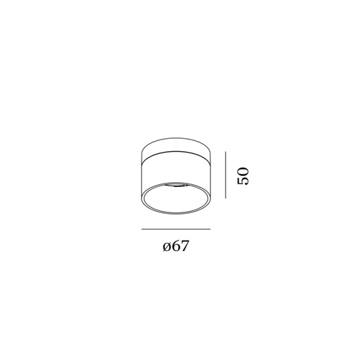 Wever & Ducré RAY INNER COVER Anthracite | formasvetila.si
