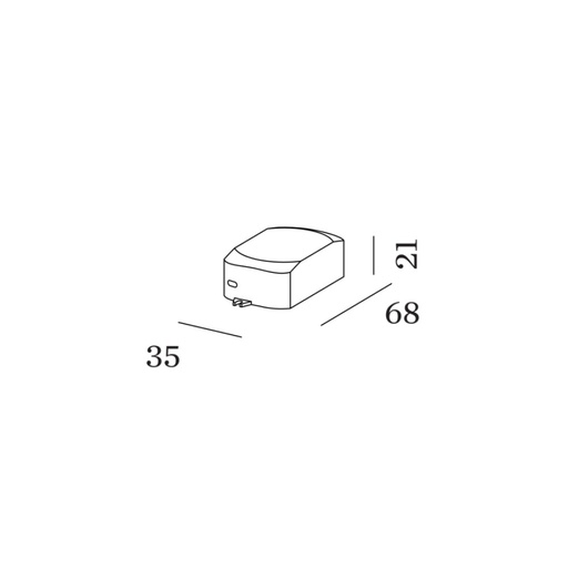 Wever & Ducré DRIVER 500mA 6W 3-12V NON DIM | formasvetila.si