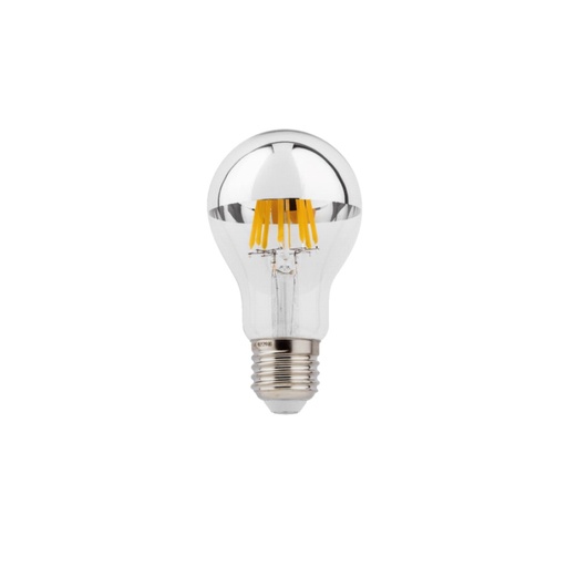 LAMP A60 LED 2700K | E27 5.1W | >90 CRI | 418lm | 220-240VAC | 50-60Hz | phase-cut dim Silver Mirror