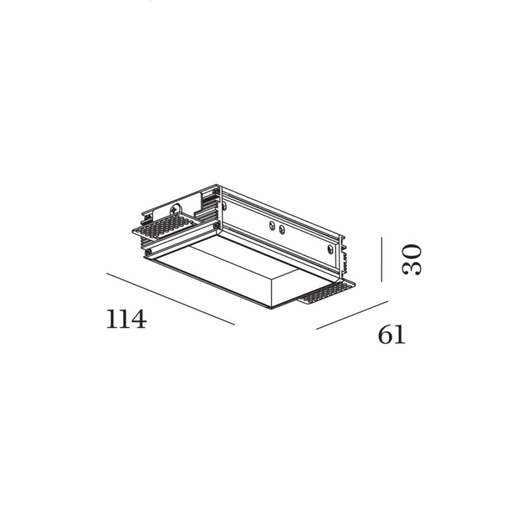 Wever & Ducré STRANGE PETIT 2.0 ALUMINIUM PLASTER KIT | formasvetila.si