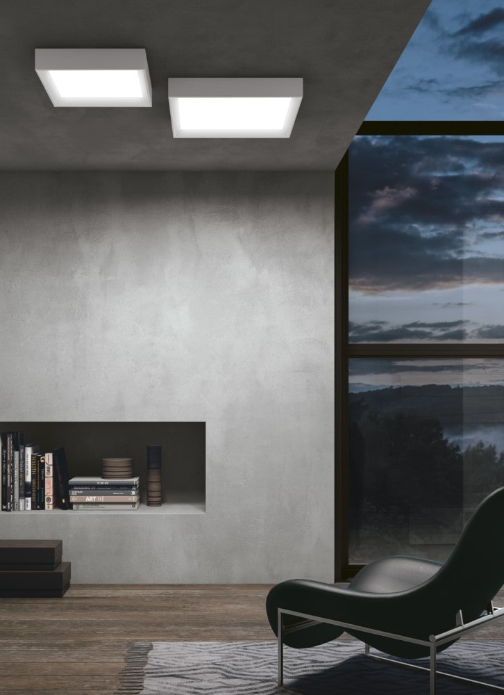 Linea Light Collection Tara Square Dimmable stropna in stenska svetilka | formasvetila.si