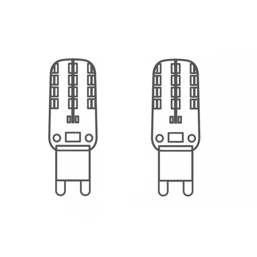 Nemo Lighting G9 LED kit 2x - 4W 2700K - 230V 400lm | formasvetila.si