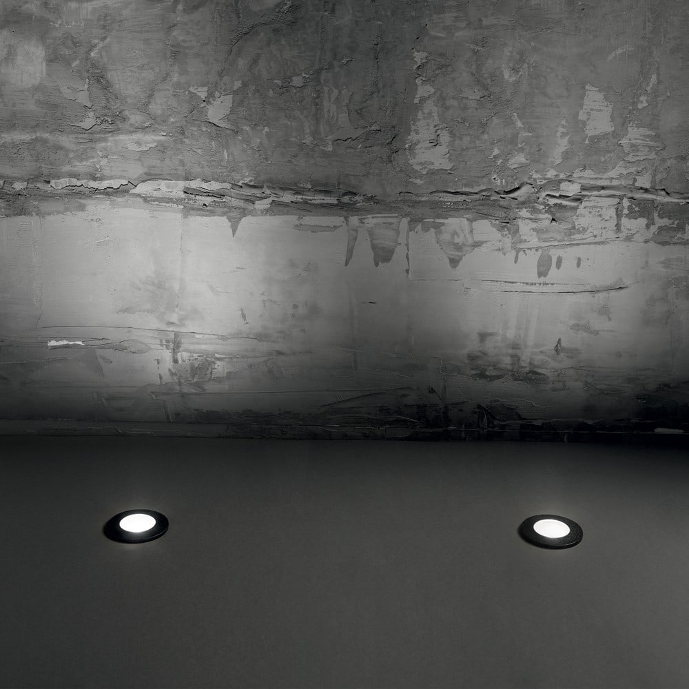 Ideal lux Gravity Round Big zunanja vgradna talna svetilka | formasvetila.si