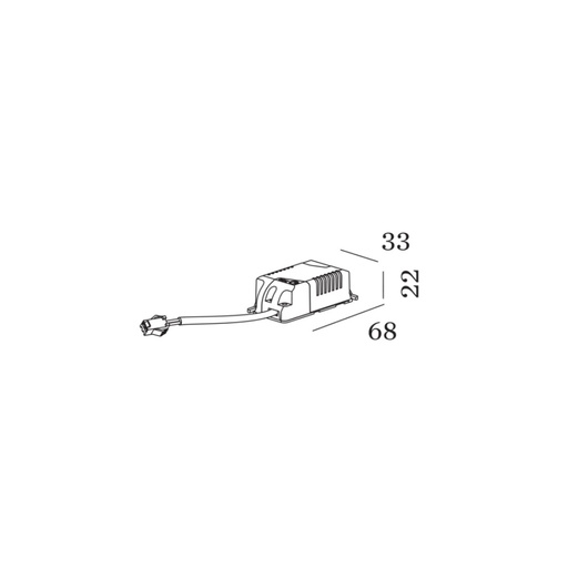 Wever & Ducré DRIVER 350mA 7W 12-21V PHASE CUT DIM | formasvetila.si