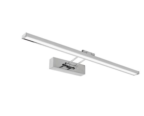ROSA Chrome Aluminium &amp; Acrylic LED 8 Watt 230 Volt 310Lm 4000K IP44 L: 45 W: 4.5 H: 19 cm