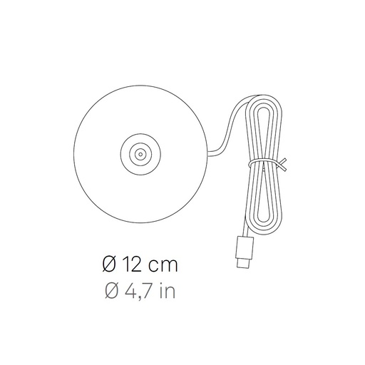 Zafferano Ai Lati Lights USB Type A polnilec | formasvetila.si