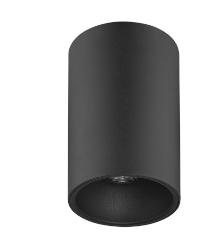 NIDO Sandy Black Aluminium LED GU10 1x10 Watt IP20 220-240 Volt Bulb Excluded D: 9.6 H: 14 cm