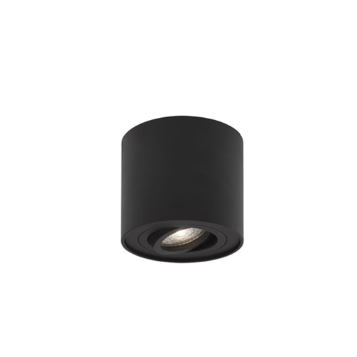GOZZANO Sandy Black Aluminium LED GU10 1x10 Watt IP20 220-240 Volt Bulb Excluded D: 8 H: 9 cm