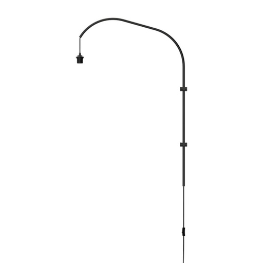 Umage Willow wall hanger single black H 123 cm | formasvetila.si