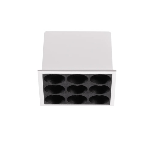 Ideal lux Lika Slim Square stropna vgradna svetilka | formasvetila.si