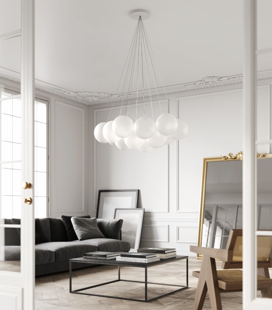 Lodes Random Cloud 7 Lights Ø28 viseča svetilka | formasvetila.si