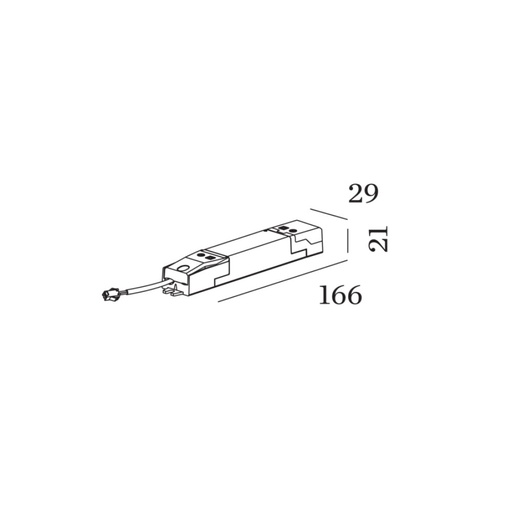 Wever & Ducré DRIVER 200mA 8W 10-40V DALI-2 / PUSH DIM  IP20 220-240VAC PRESET NFC | formasvetila.si