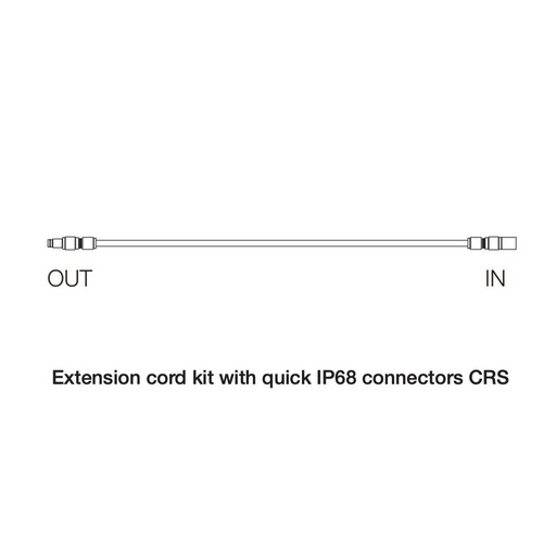 Catellani & Smith Extension cord with quick IP68 connector / 500 cm / max 1 lamp | formasvetila.si