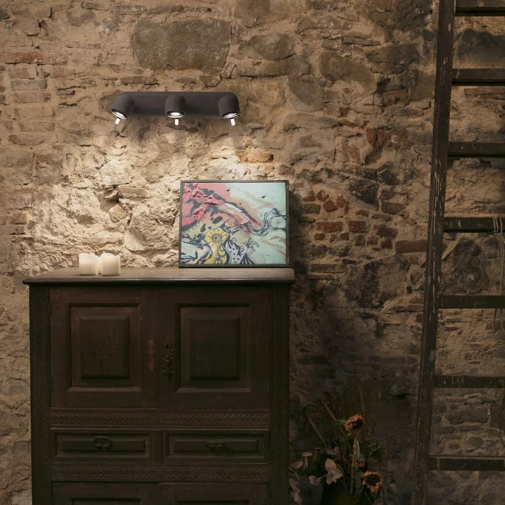 Faro Barcelona Stone stenska in stropna svetilka | formasvetila.si
