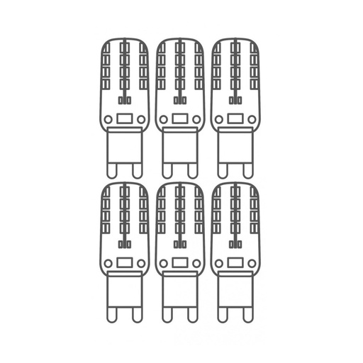 Nemo Lighting G9 led kit 3000K 6x 2,2W 200lm 230V | formasvetila.si