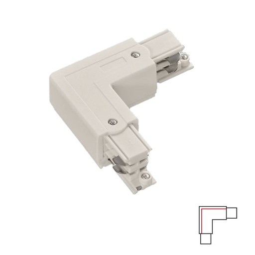 Acb Left L connector White | formasvetila.si