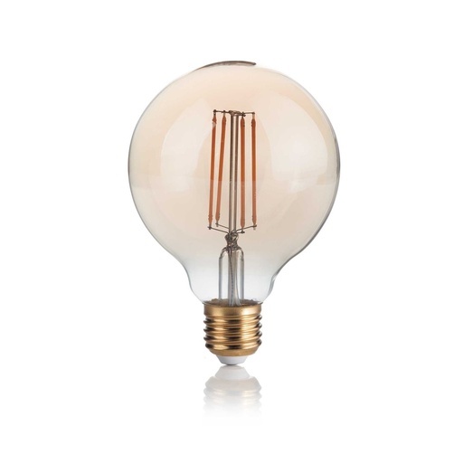 Ideal lux E27 GLOBO D095 04W 2200K CRI80 AMBRA DIMM | formasvetila.si